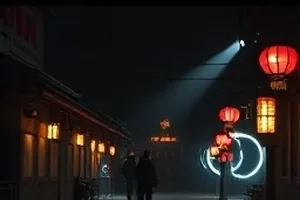 夜行车灯封面，末班车厢灯光透过车窗落在站台边缘